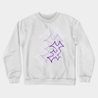 Purple Enochian Symbol "A" (for light backgrounds) Crewneck Sweatshirt